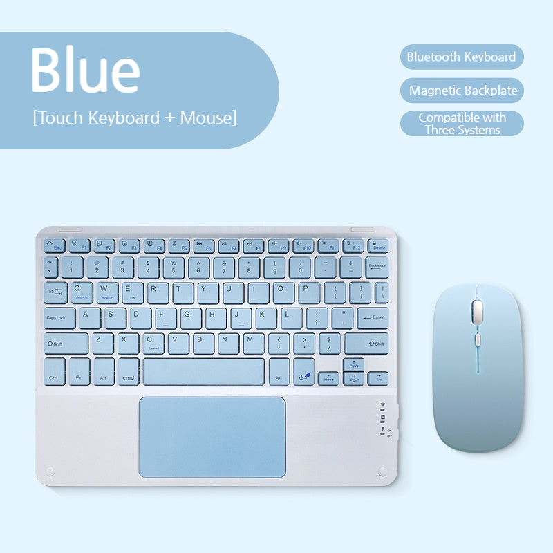 Load image into Gallery viewer, [With Backlit] Magnetic Wireless Bluetooth Touch Keyboard For Phones &amp; Tablets
