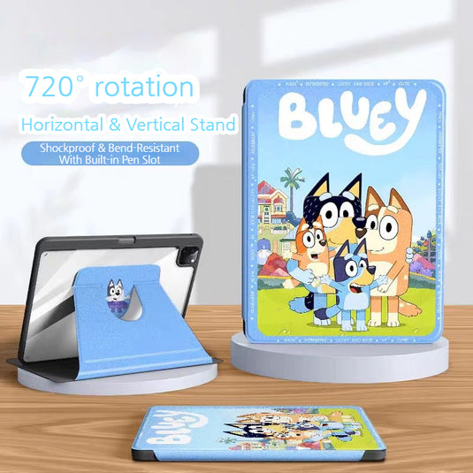 [With Pen Slot] Apple iPad Air 11-inch M2/M3 (2024/2025) Cute Cartoon Full-Protection Shockproof Case