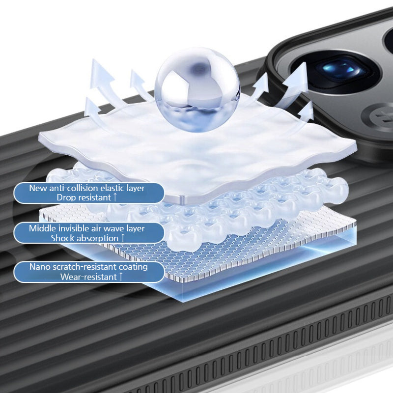 Load image into Gallery viewer, [Magsafe Compatible] OPPO Find X9 Pro - Frosted Semi-Transparent Grid Texture PC Case
