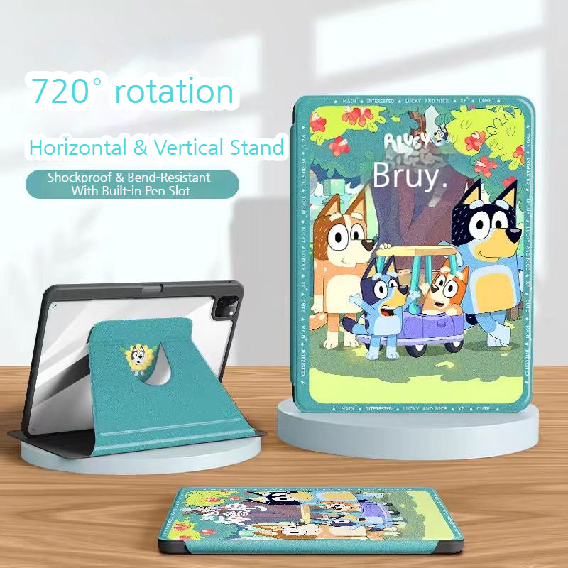 Load image into Gallery viewer, [With Pen Slot] Apple iPad Air 11-inch M2/M3 (2024/2025) Cute Cartoon Full-Protection Shockproof Case
