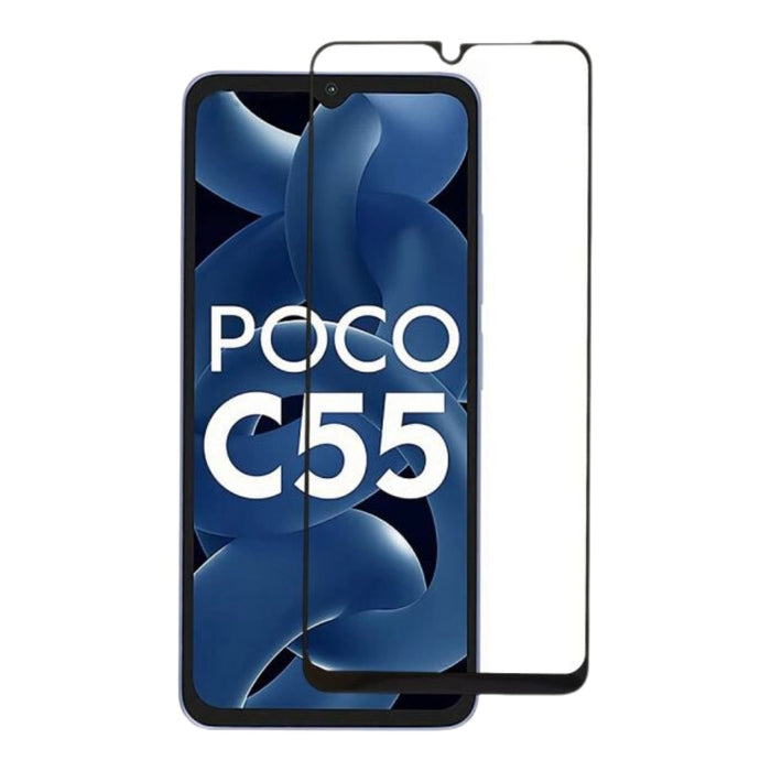 XIAOMI Poco C55 Full Covered Tempered Glass Screen Protector