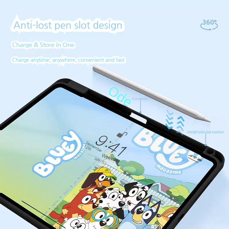 Load image into Gallery viewer, [With Pen Slot] Apple iPad Air 11-inch M2/M3 (2024/2025) Cute Cartoon Full-Protection Shockproof Case
