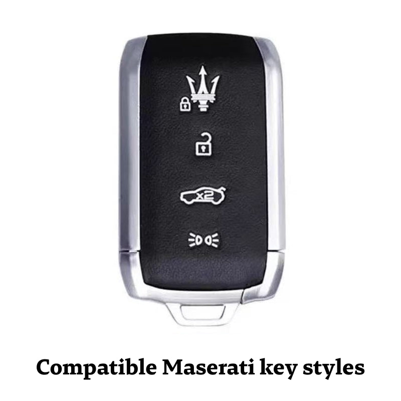 Load image into Gallery viewer, Maserati Zinc Alloy Full-Cover Stylish &amp; Elegant Design Car Key Fob Case for New Grecale MC20 Ghibli Since 2023
