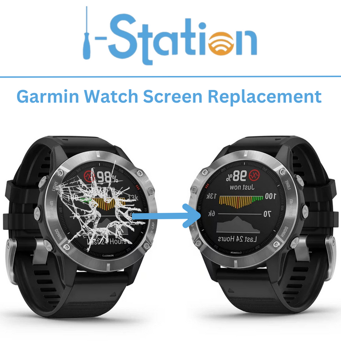 Garmin Watch Fenix 5 47MM Repair Service - i-Station