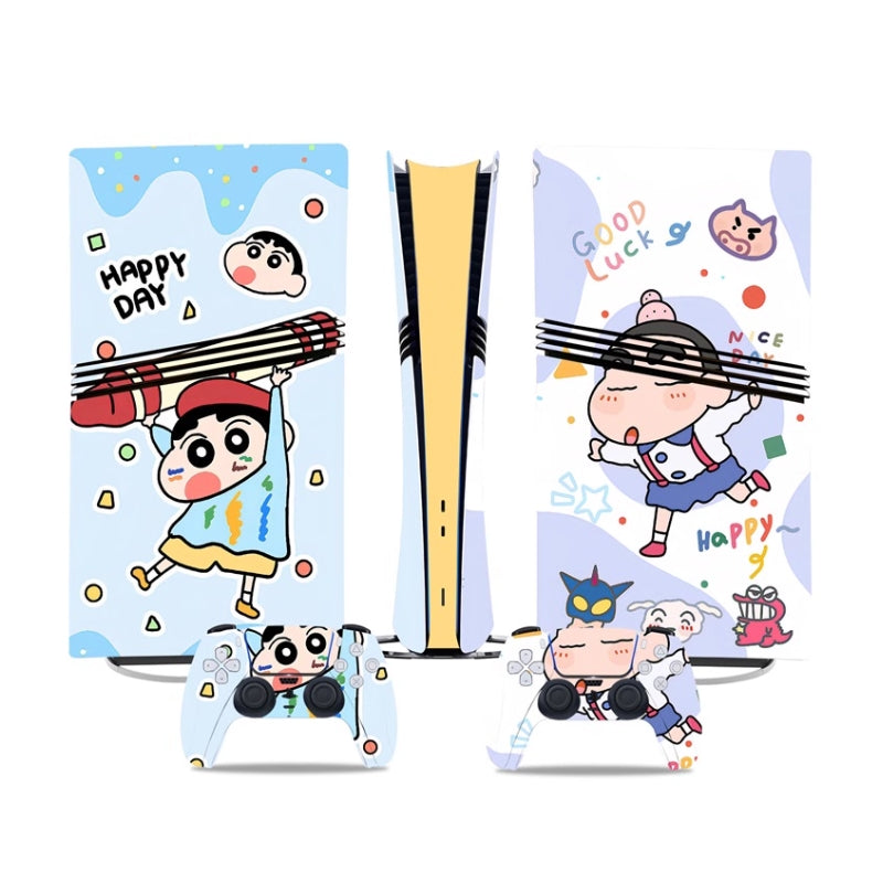 Load image into Gallery viewer, Sony PlayStation PS5 Pro Anime and Gaming Theme Digital Edition Console Skin Sticker – No Residue PVC | Scratch-Resistant Gaming Designs
