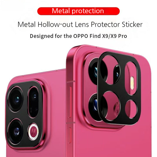 Oppo Find X9 Pro Matte Metal Hollow Camera Lens Cover