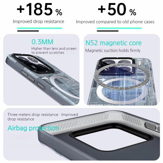 [Magsafe Compatible] Oppo Find X9/Pro - Tech Airbag Full-Body Shockproof Case