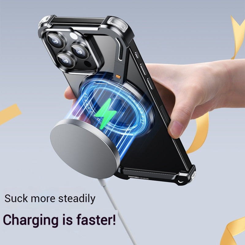 Load image into Gallery viewer, [Magsafe Compatible][360° Rotating Stand] Apple iPhone 17/Air/Pro/Pro Max Metal Stand Borderless Shockproof Case - i-Station Mobile Phone &amp; Electronic Device Repair and Accessories
