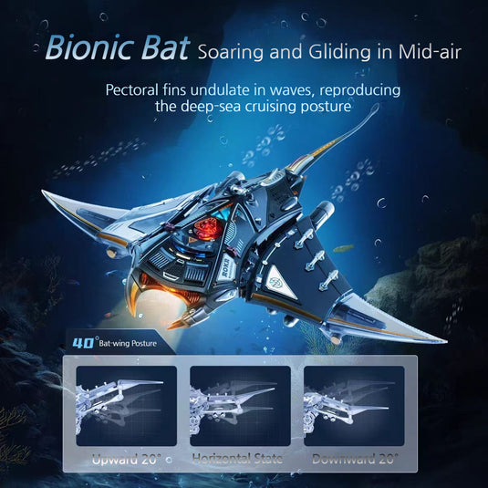 ROKR 3D Mechanical Manta Ray DIY Toy Building Blocks