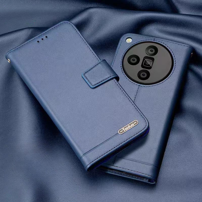 Load image into Gallery viewer, [With Card Slot] Oppo Find X9/Pro - Business Genuine Leather Flip Wallet Case
