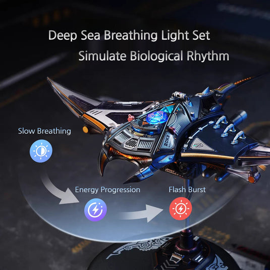 ROKR 3D Mechanical Manta Ray DIY Toy Building Blocks