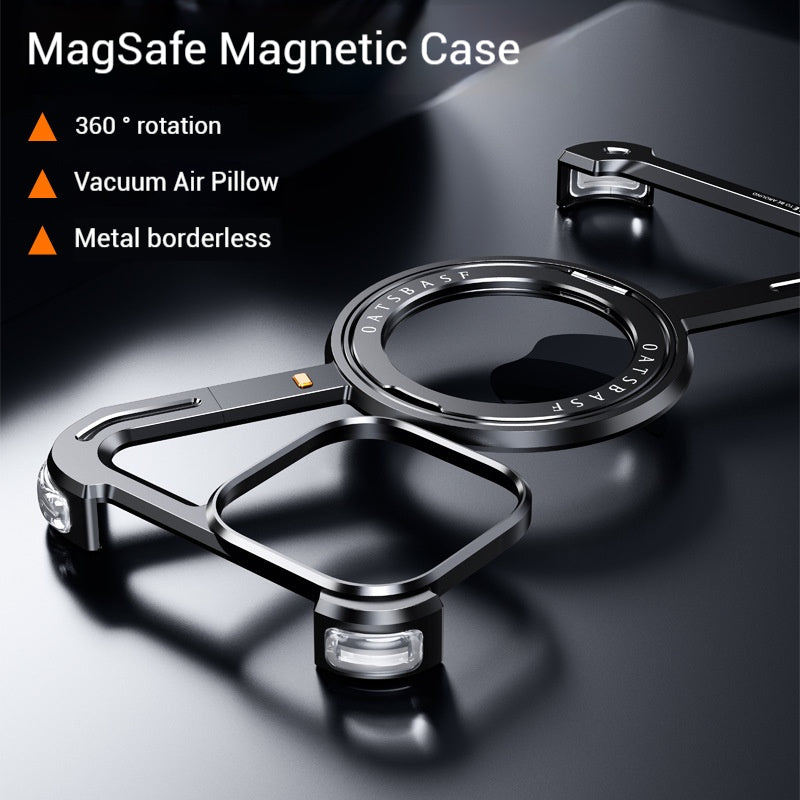 Load image into Gallery viewer, [Magsafe Compatible][360° Rotating Stand] Apple iPhone 17/Air/Pro/Pro Max Metal Stand Borderless Shockproof Case - i-Station Mobile Phone &amp; Electronic Device Repair and Accessories
