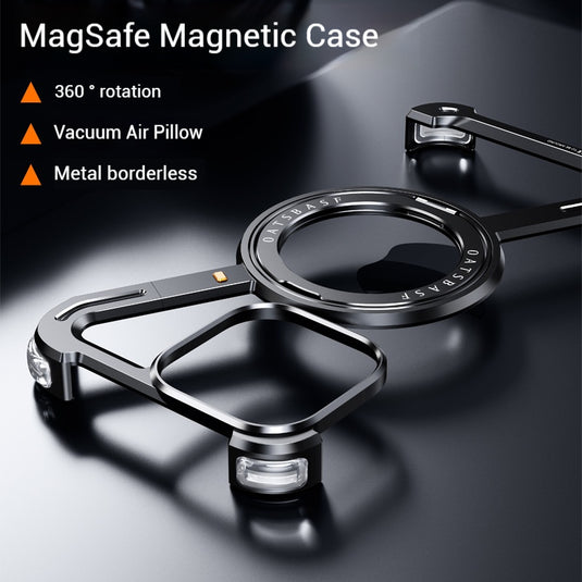 [Magsafe Compatible][360° Rotating Stand] Apple iPhone 17/Air/Pro/Pro Max Metal Stand Borderless Shockproof Case - i-Station Mobile Phone & Electronic Device Repair and Accessories