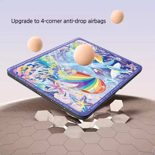 [With Pen Slot][360° Rotatable] Apple iPad Air 11-inch M2/M3 (2024/2025) My Little Pony Cartoon Shockproof Protective Case