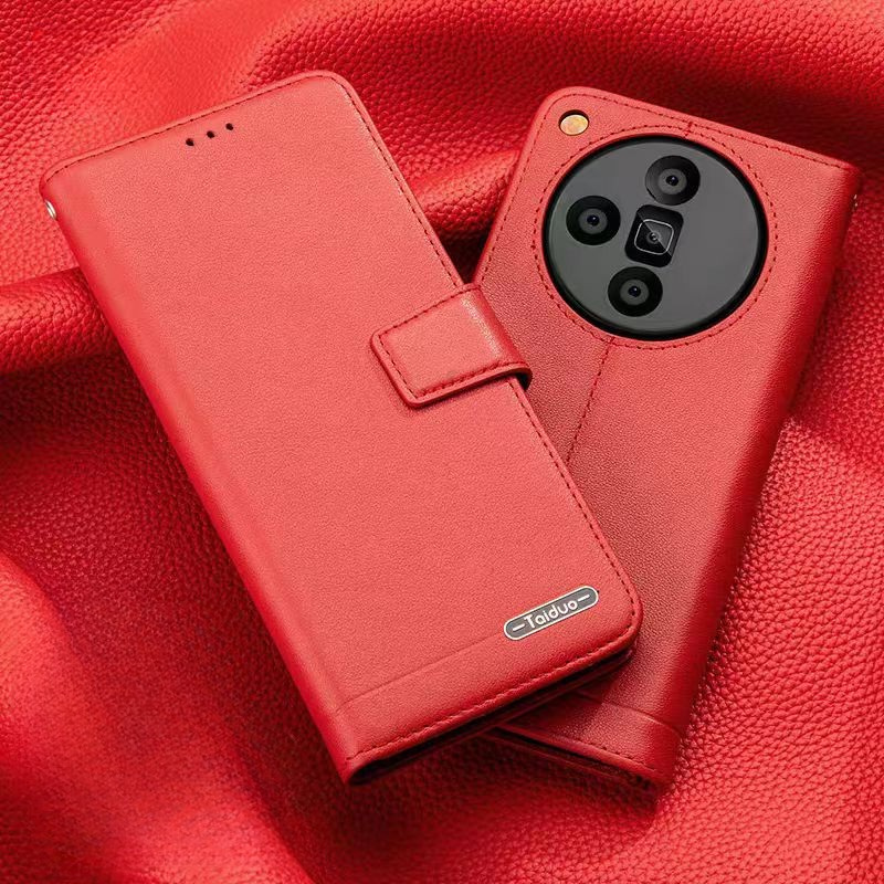 Load image into Gallery viewer, [With Card Slot] Oppo Find X9/Pro - Business Genuine Leather Flip Wallet Case
