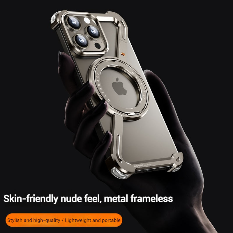 Load image into Gallery viewer, [Magsafe Compatible][360° Rotating Stand] Apple iPhone 17/Air/Pro/Pro Max Metal Stand Borderless Shockproof Case - i-Station Mobile Phone &amp; Electronic Device Repair and Accessories
