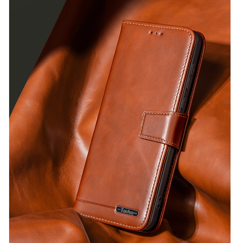Load image into Gallery viewer, [With Card Slot] Oppo Find X9/Pro - Business Genuine Leather Flip Wallet Case

