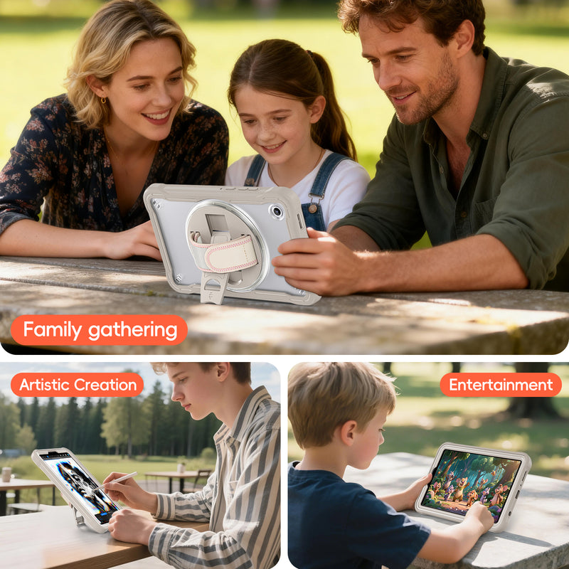 Load image into Gallery viewer, Samsung Galaxy Tab A11 Plus 11&quot; (2025) Heavy Duty Hand Strap EVA Protection Case
