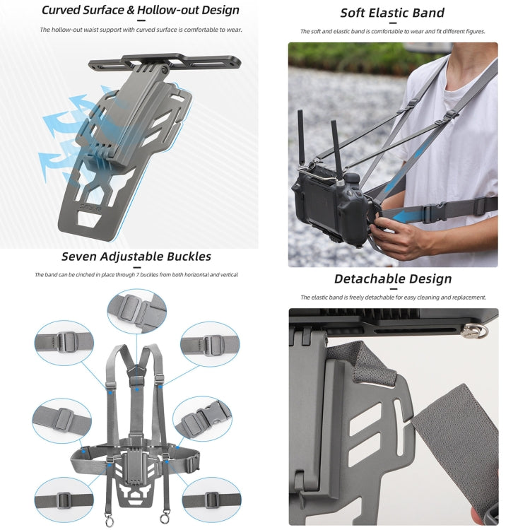 Load image into Gallery viewer, Sunnylife Waist Support Bracket &amp;  Chest Strap for DJI RC Plus: Hands-Free Control
