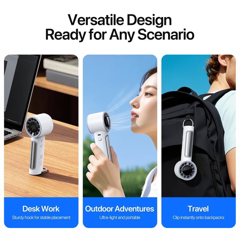 Load image into Gallery viewer, DT80 - 3600mAh Mini USB Portable Turbo Outdoor Handheld Fan - i-Station Mobile Phone &amp; Electronic Device Repair and Accessories
