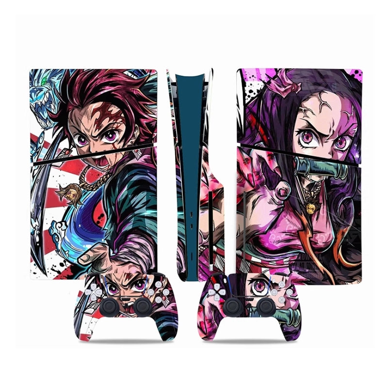 Sony PlayStation PS5 Slim Disc Edition Anime and Gaming Theme Console Skin Sticker – No Residue PVC | Scratch-Resistant Gaming Designs - i-Station Mobile Phone & Electronic Device Repair and Accessories