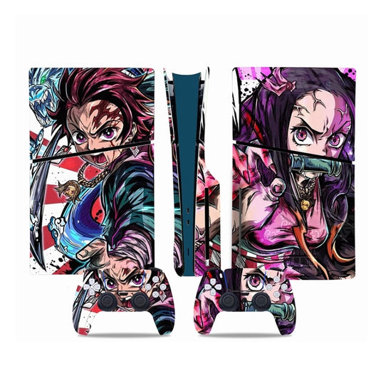 Sony PlayStation PS5 Slim Disc Edition Anime and Gaming Theme Console Skin Sticker – No Residue PVC | Scratch-Resistant Gaming Designs