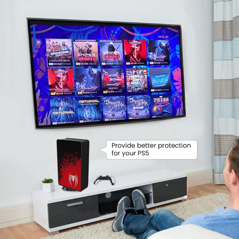 Load image into Gallery viewer, PlayStation5 PS5/Slim/Pro Dust Case Cover - Oxford Cloth Protective Case, AntiScratch Waterproof Sleeve for Digital &amp; Disc Edition
