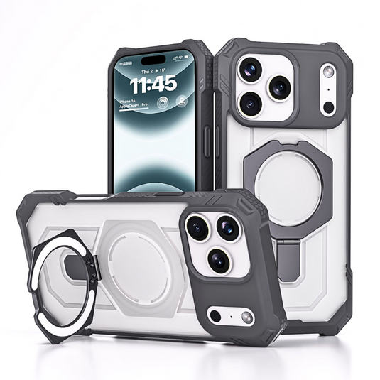iPhone 17/Air/Pro/Pro Max MagSafe Shockproof Adventure Case with Kickstand