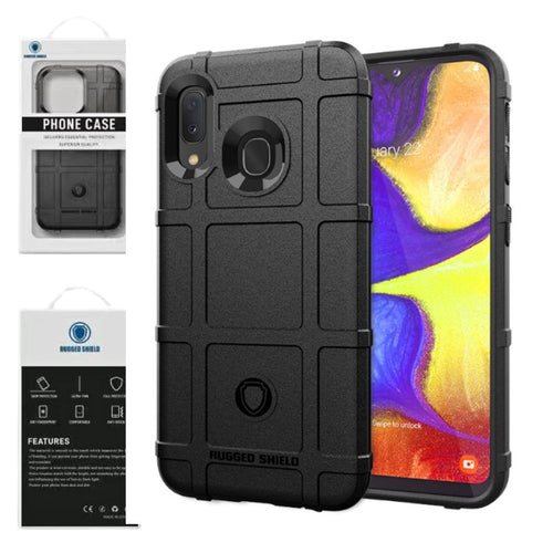 Samsung Galaxy A10e (SM-A102) Military Rugged Shield Heavy Duty Drop Proof Case