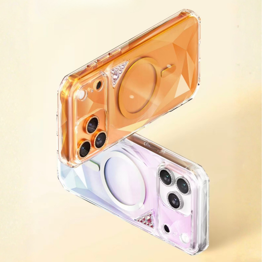 [Magsafe Compatible] Apple iPhone 17 Pro/ Pro Max - Kingxbar Iridescent Sparkle Airbag Shockproof Case