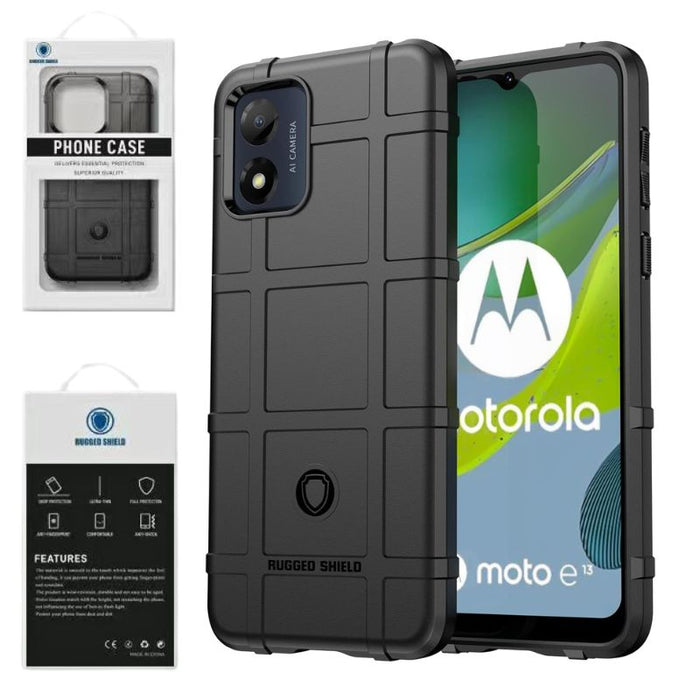 Motorola Moto E13 2023 Military Rugged Shield Heavy Duty Drop Proof Case