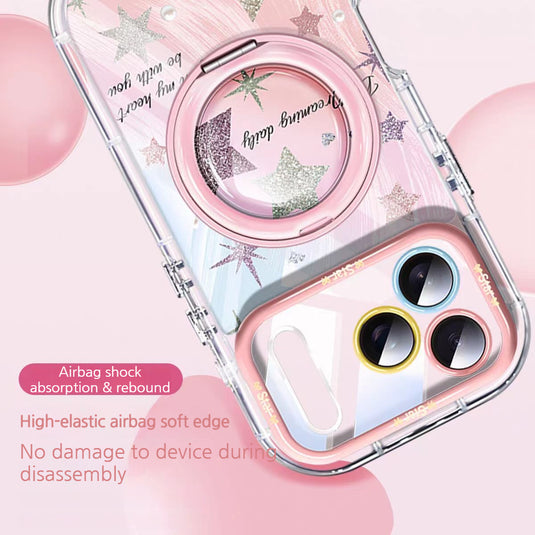 [Built-in Stand] Apple iPhone 17/Air/Pro/Pro Max - Star Airbag Full-Protection Shockproof Phone Case