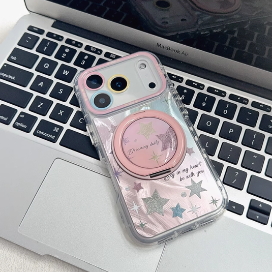 [Built-in Stand] Apple iPhone 17/Air/Pro/Pro Max - Star Airbag Full-Protection Shockproof Phone Case