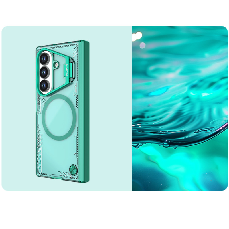 Load image into Gallery viewer, [Magsafe Compatible][With Lens Holder] Samsung Galaxy Z Fold7 Iceblade FoId Shockproof Case with 1 PCS Tempered Glass Screen Protector
