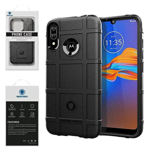 Motorola Moto E6S / E6 Plus - Military Rugged Shield Heavy Duty Drop Proof Case