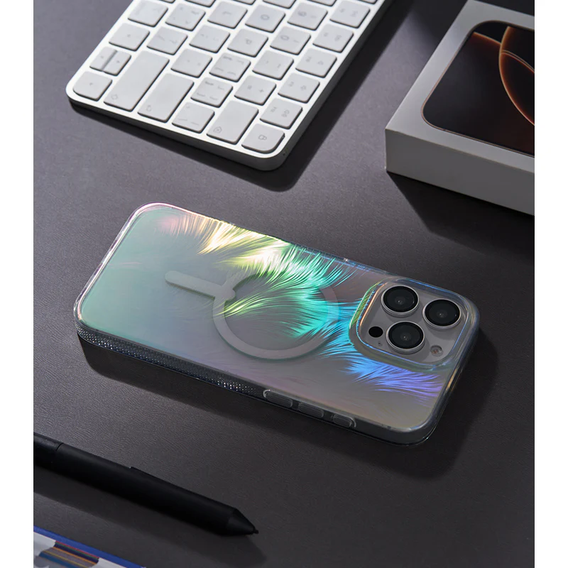 Load image into Gallery viewer, [Magsafe Compatible] Apple iPhone 17/Pro/Max - ZAGG Iridescent Protection Case
