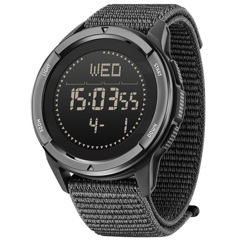 [Brand New] NORTH EDGE ALPS Outdoor Waterproof Men Carbon Fiber Digital Nylon Strap Smart Sports Watch