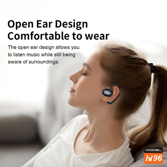 Hileo Hi96 TWS Over-Ear Open-Back Noise-Canceling Waterproof Wireless Earphone Bluetooth Earbuds