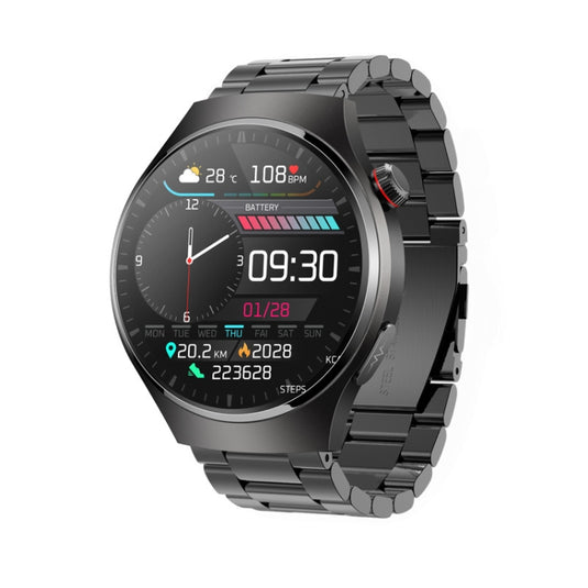 [Brand New] MT200 1.43 inch AMOLED IP67 Steel Band Smart Call Watch, Support ECG