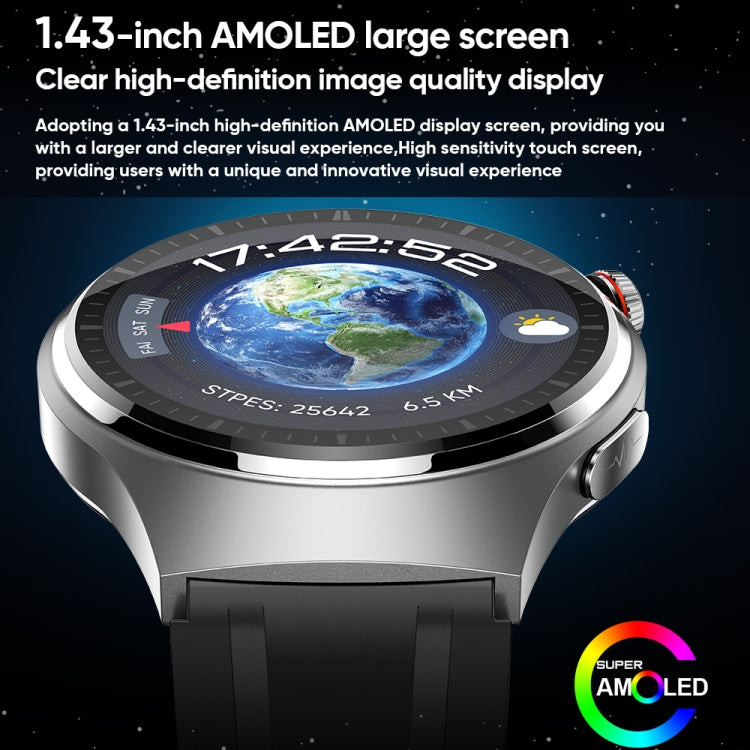 Load image into Gallery viewer, [Brand New] MT200 1.43 inch AMOLED IP67 Steel Band Smart Call Watch, Support ECG
