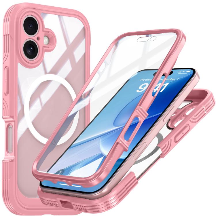 Load image into Gallery viewer, [Magsafe Compatible][Built-in Glass Screen Protector] Apple iPhone 17/Air/Pro/Pro Max - Transparent Full Covered Shockproof Lifeproof Series Case
