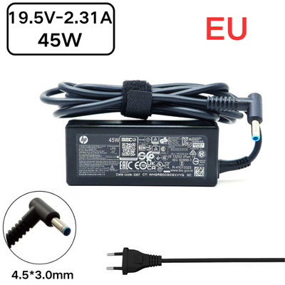 [19.5V-2.31A/45W][4.5x3.0 Blue Tip]  HP Pavilion 11 13 15 & HP Elitebook Folio Laptop AC Power Supply Adapter Charger - i-Station Mobile Phone & Electronic Device Repair and Accessories