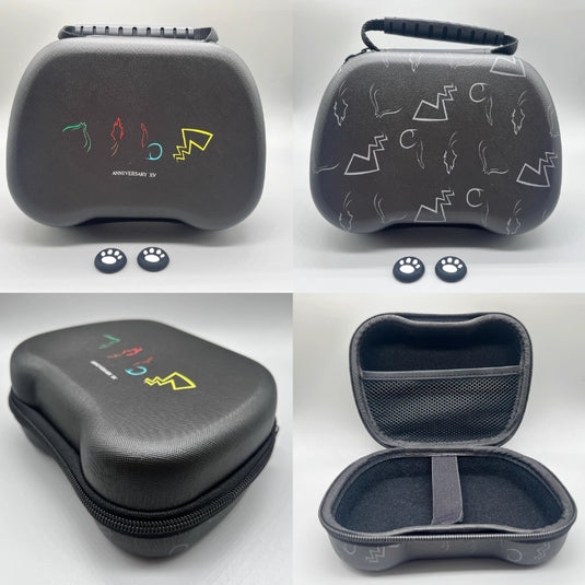 PS4/PS5 Pro/Slim Elf Tail Game Controller Storage Case – Portable Protective Hard Shell Carrying Bag