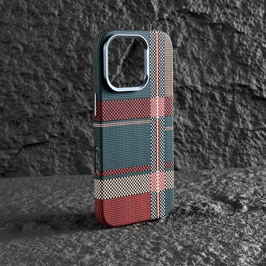 [Magsafe Compatible] Apple iPhone 17/Air/Pro/Pro Max Matte Shockproof Striped Phone Case