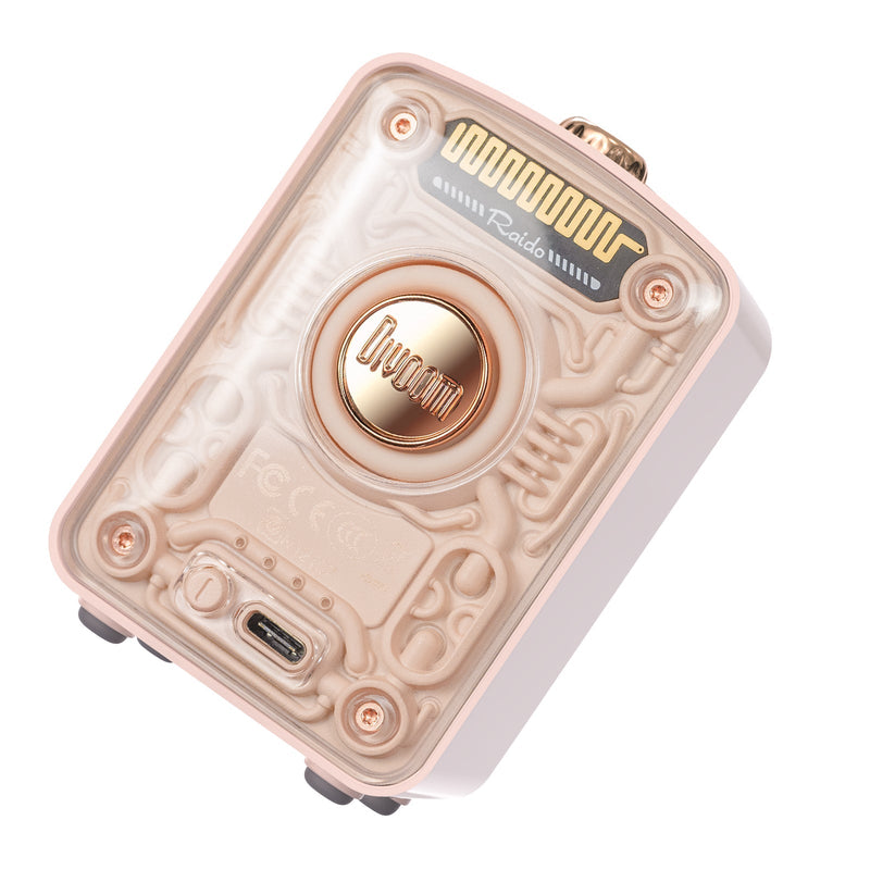 Load image into Gallery viewer, Divoom Fairy-OK Retro Mini Karaoke Bluetooth Speaker With Microphone Girl Perfect Gift
