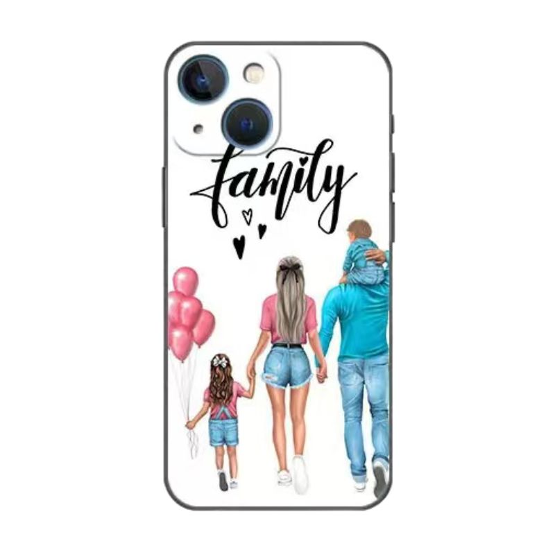 Load image into Gallery viewer, [Family Series] iPhone 15 Series Dad Mom Pricess &amp; Prince Soft TPU Case
