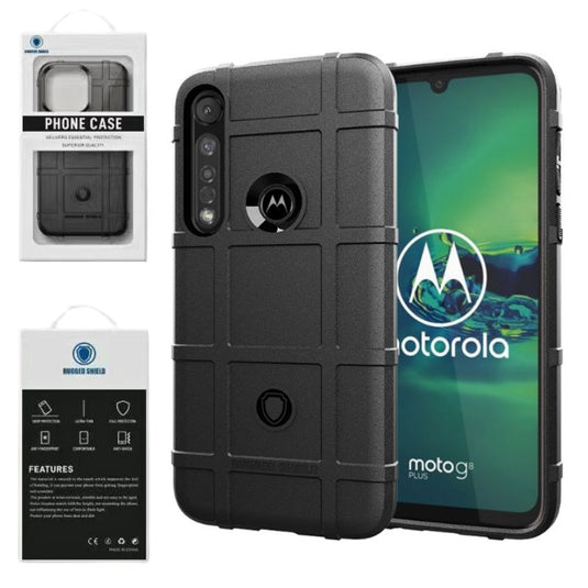 Motorola Moto G8 Plus / Moto One Vision Plus Military Rugged Shield Heavy Duty Drop Proof Case