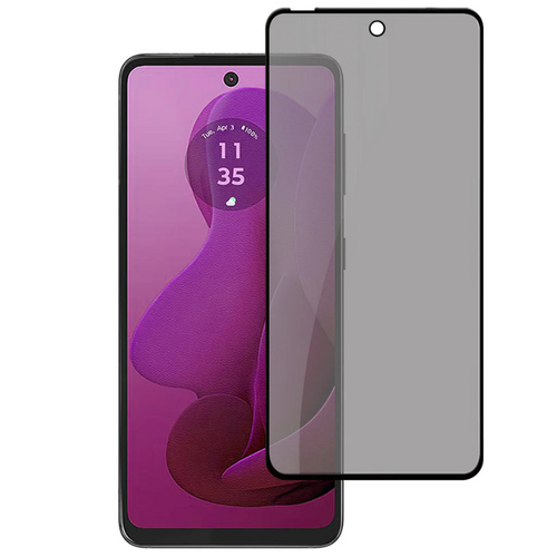 [Full Covered][Privacy] Motorola Moto G Stylus 5G (2024) -  9H Hardness Anti-Spy Tempered Glass Screen Protector