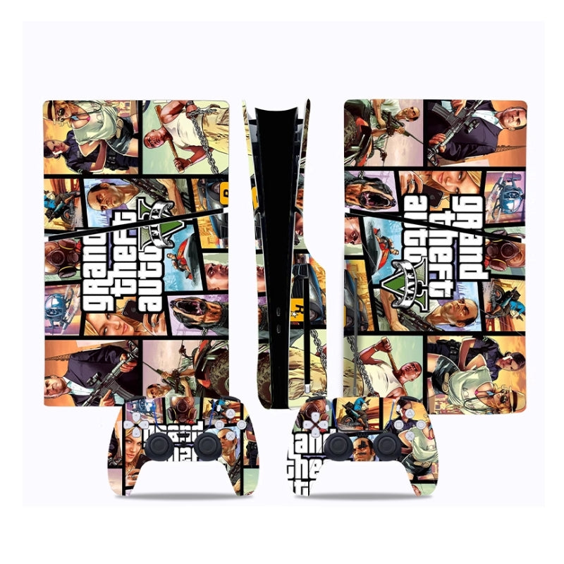 Load image into Gallery viewer, Sony PlayStation PS5 Slim Disc Edition Anime and Gaming Theme Console Skin Sticker – No Residue PVC | Scratch-Resistant Gaming Designs
