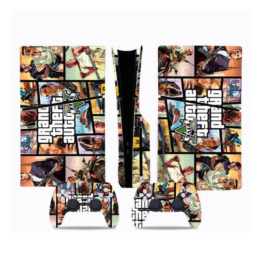 Sony PlayStation PS5 Slim Disc Edition Anime and Gaming Theme Console Skin Sticker – No Residue PVC | Scratch-Resistant Gaming Designs